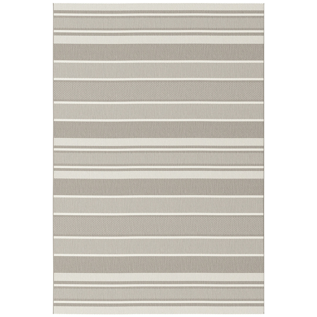 Плосък Килим Райе Бежово вътре/вън Есенца Стандартен / 120х170 см