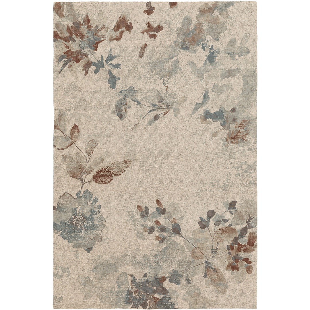 Модерен Килим Акварелни цветя Ръжда сиво Ревери Стандартен / 120х170 см