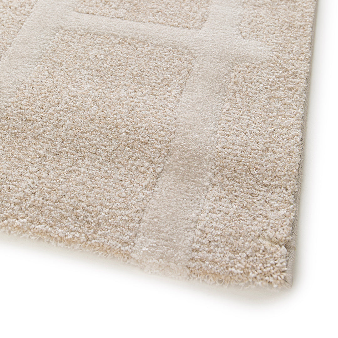 Модерен Килим Черти Крем-бежово Тесоро Стандартен / 120х170 см