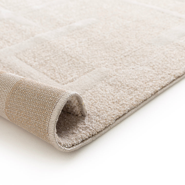 Модерен Килим Черти Крем-бежово Тесоро Стандартен / 120х170 см