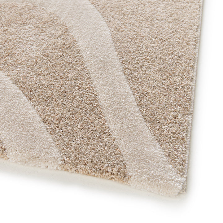 Модерен Килим Спирали Крем-бежово Тесоро Стандартен / 120х170 см