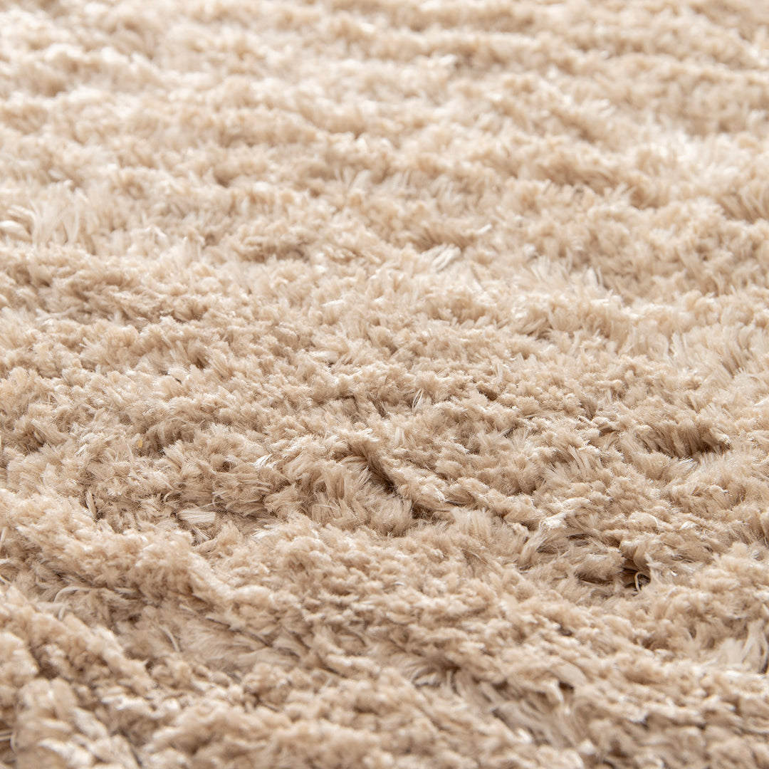 Пухкав Килим Бежово Рефлекшън Стандартен / 120х170 см