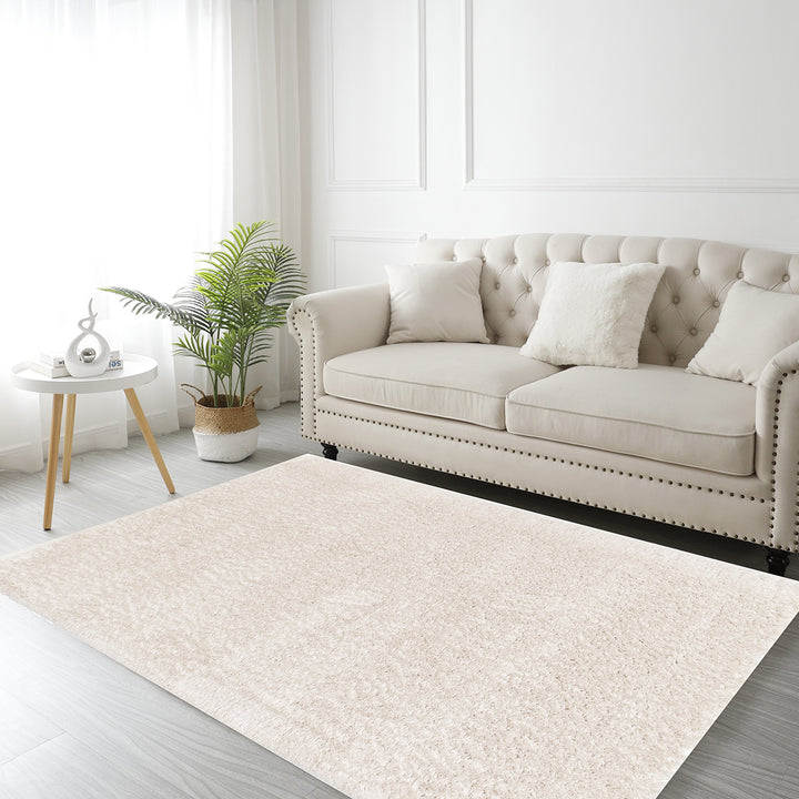 Пухкав Килим Кремаво Рефлекшън Стандартен / 120х170 см