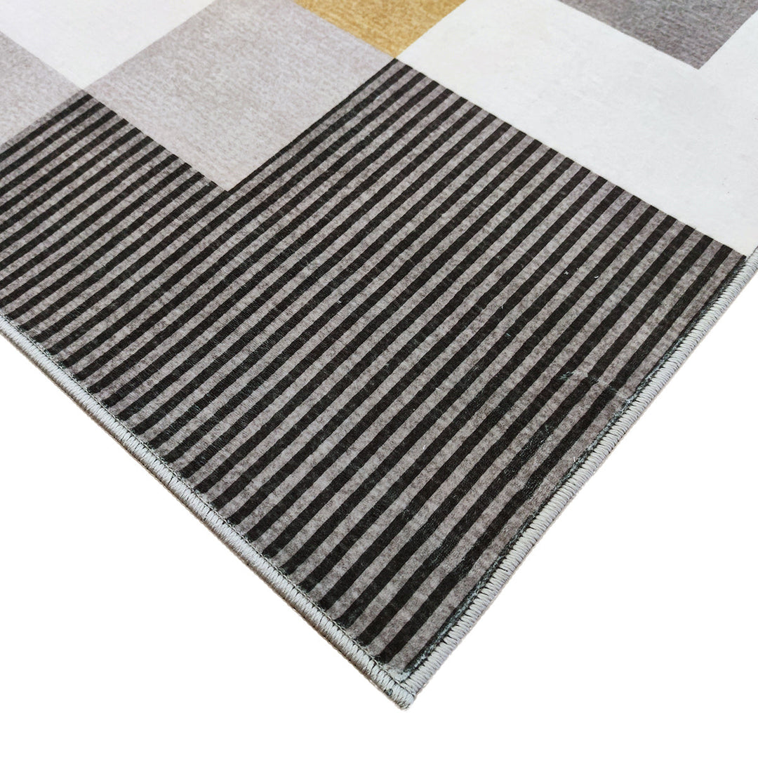 Мек Килим Хималая Геометрия Сиво anti-slip