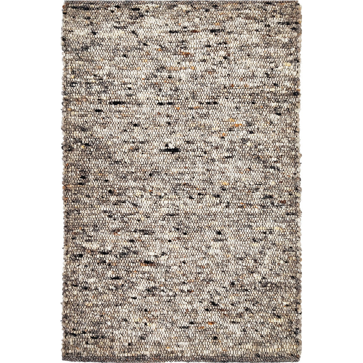 Вълнен Килим Наутилус Black 100% вълна Сиво Стандартен / 170 х 230