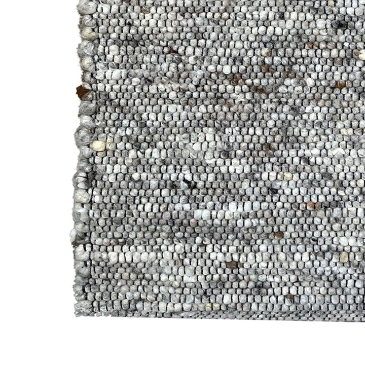 Вълнен Килим Наутилус Black 100% вълна Светло сиво Стандартен / 170 х 230