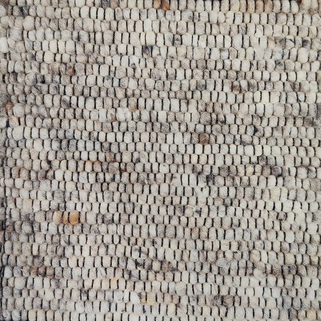 Вълнен Килим Наутилус Black 100% вълна Светло сиво Стандартен / 170 х 230