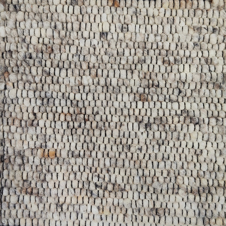 Вълнен Килим Наутилус Black 100% вълна Светло сиво Стандартен / 170 х 230