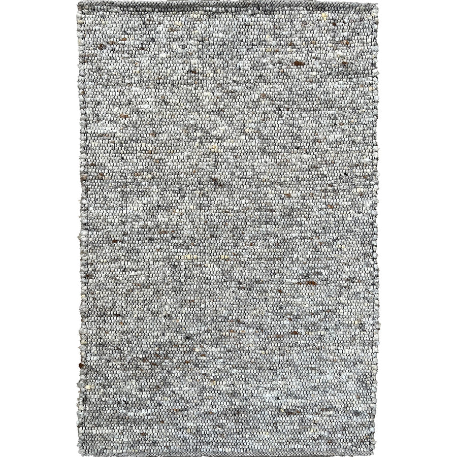 Вълнен Килим Наутилус Black 100% вълна Светло сиво Стандартен / 170 х 230