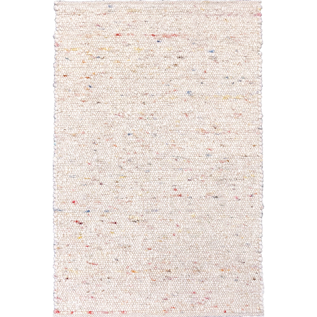 Вълнен Килим Малибу 100% вълна Кремаво меланж Стандартен / 170 х 230