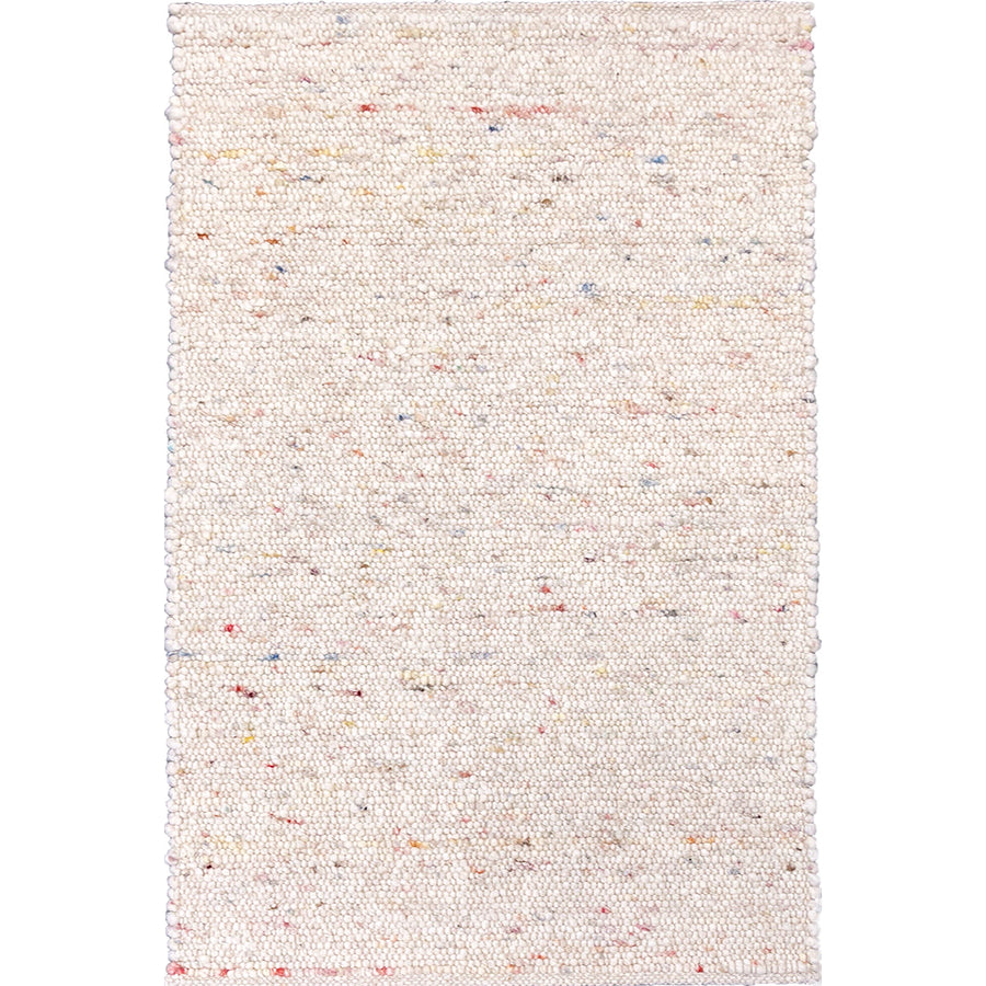 Вълнен Килим Малибу 100% вълна Кремаво меланж Стандартен / 170 х 230