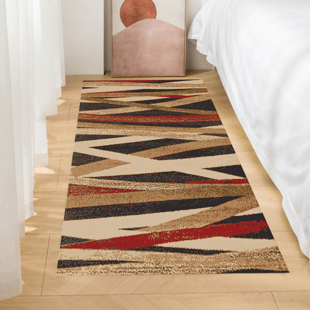 Мокетен Килим Лооп Черти Бежово-кафяво Стандартен / 140х200 см